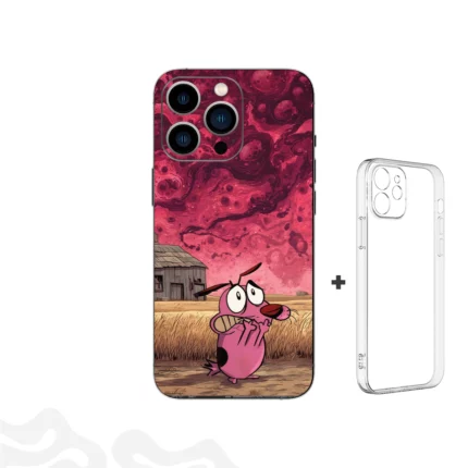 Courage the Cowardly Dog – Cartoon Edition + Coque Transparente