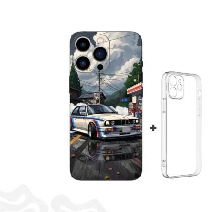 E30 Drift Skin – BMW M3 Classic + Coque Transparente