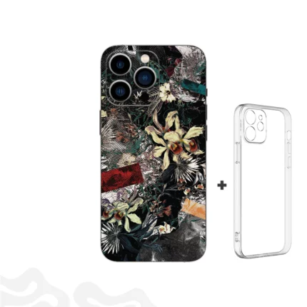 Digital Eden Skin – Urban Jungle Collage + Coque Transparente