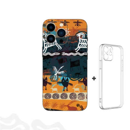 PetroGlyph Skin – Ancient Echoes + Coque Transparente