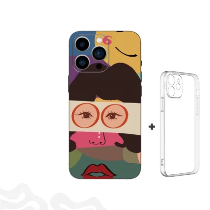 Abstract Echo Skin – Joktruay Art Edition + Coque Transparente