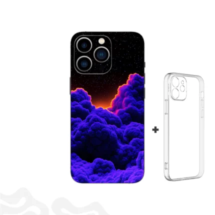 Solar Rift Skin – Cosmic Horizon + Coque Transparente