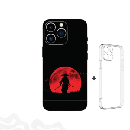 Blood Moon Skin - Ronin Silhouette - Coque Transparent
