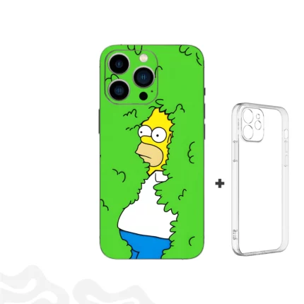 Homer's Retreat Skin - Bushes Meme - Coque Transparent