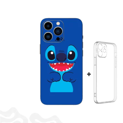Ohana Mischief Skin - Stitch Grin - Coque Transparent