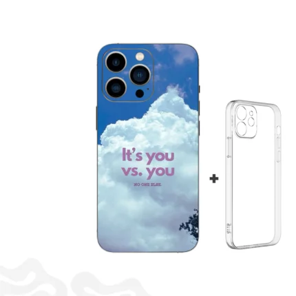 Internal Competition – Motivational Cloud Skin + Coque Transparente