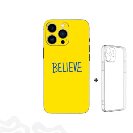 Believe Skin – Ted Lasso Inspired + Coque Transparente