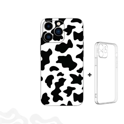 Moo'd Skin - Cow Print Statement - Coque Transparent