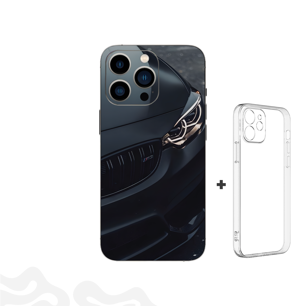 01 M Power Skin – Street Icon + Coque Transparente - Image 1