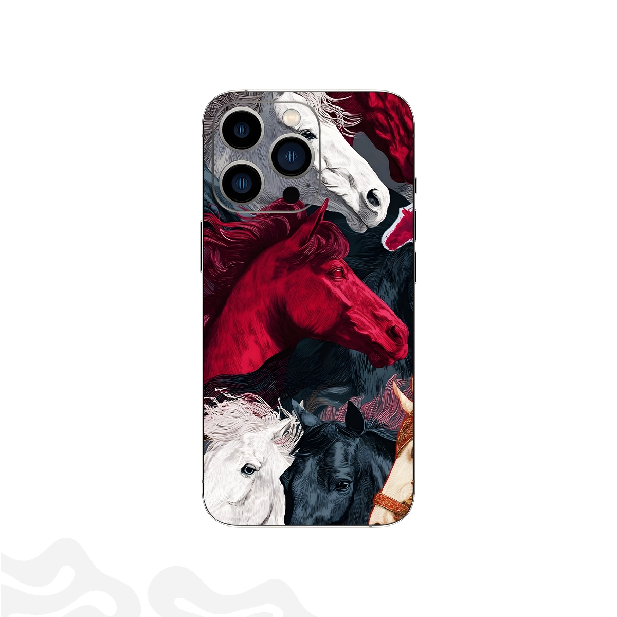 01 Horses Collage Skin - Majestic Portraits - Image 1