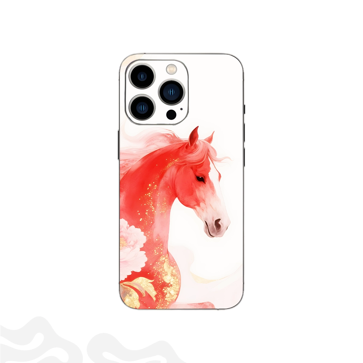 02 Horse Year Skin - Watercolor Lunar - Image 1