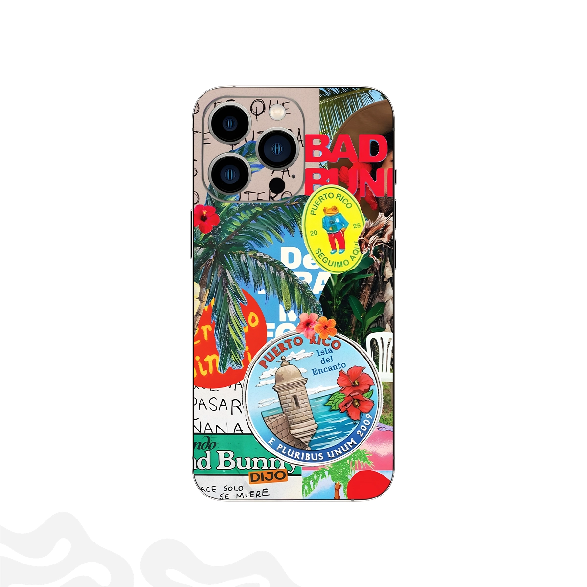 05 Bad Bunny Collage Skin - Puerto Rico Pride Collage - Image 1