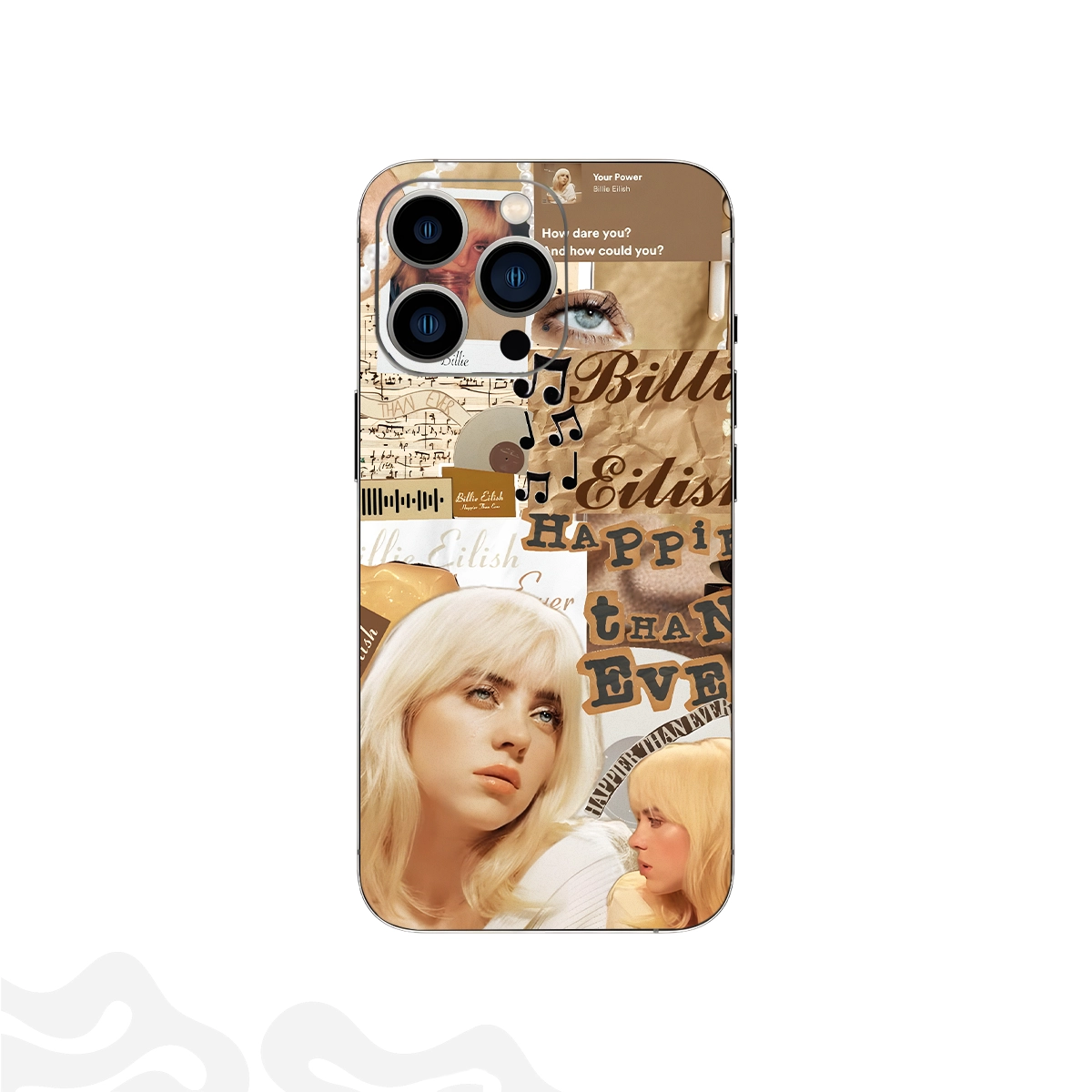 08 Billie Eilish Beige Skin - Soft Collage - Image 1