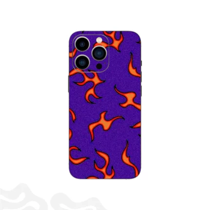 Purple Ember Skin – Y2K Flame Pattern